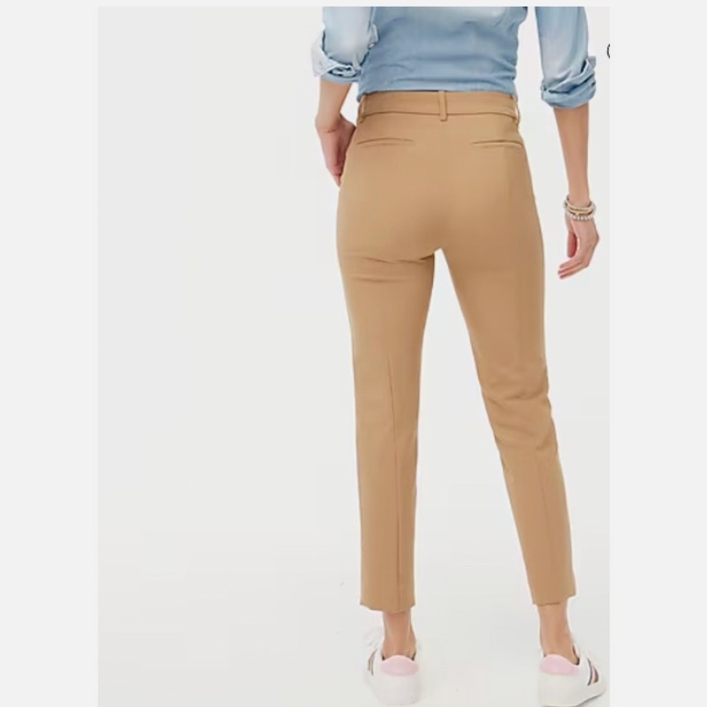 J Crew Factory Ruby Stretch Cropped Flat Front Kh… - image 2